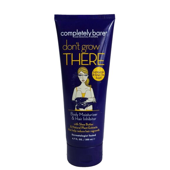 Completely Bare Don't Grow There Body Moisturizer Hair Inhibitor 6.7 fl oz/200ml - Picture 1 of 2
